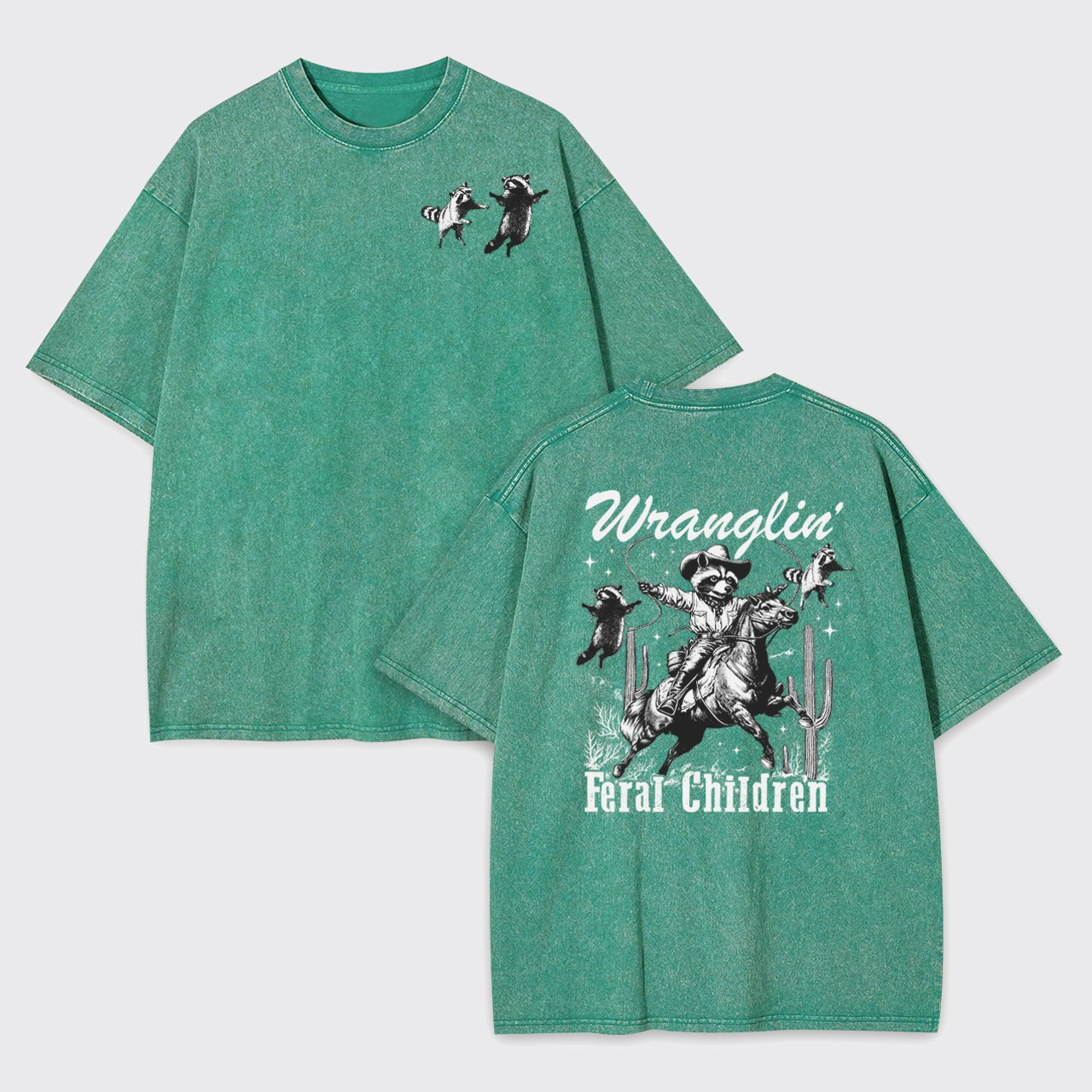 Wrangling Feral Children Garment-dye Tees