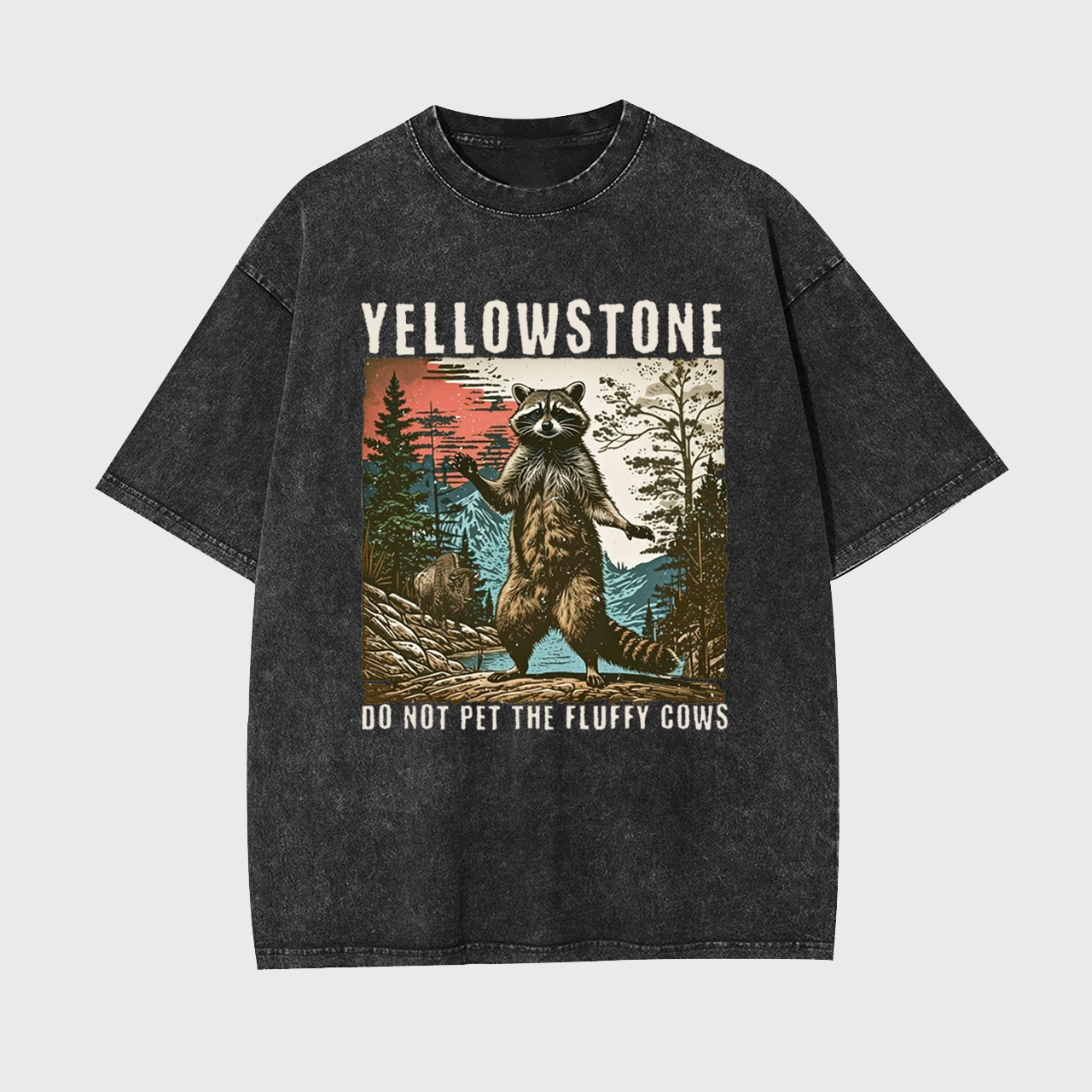 Yellowstone Do Not Pet The Fluffy Cows Garment-dye Tees