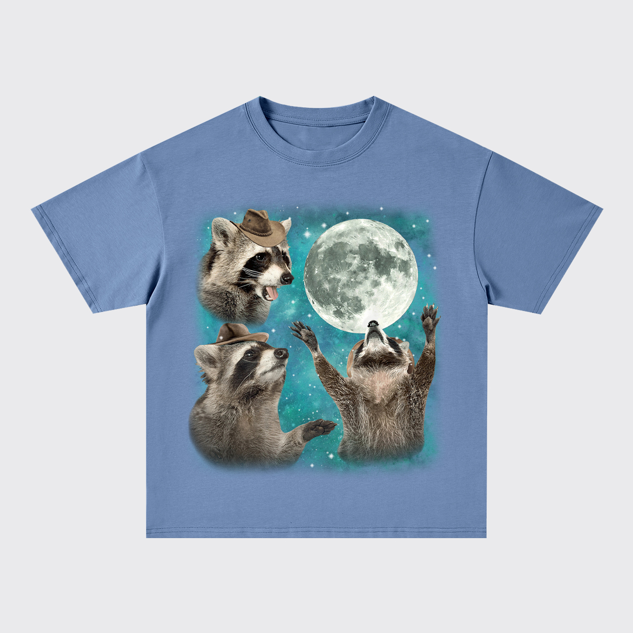 Three Raccoons Oversize T-Shirts