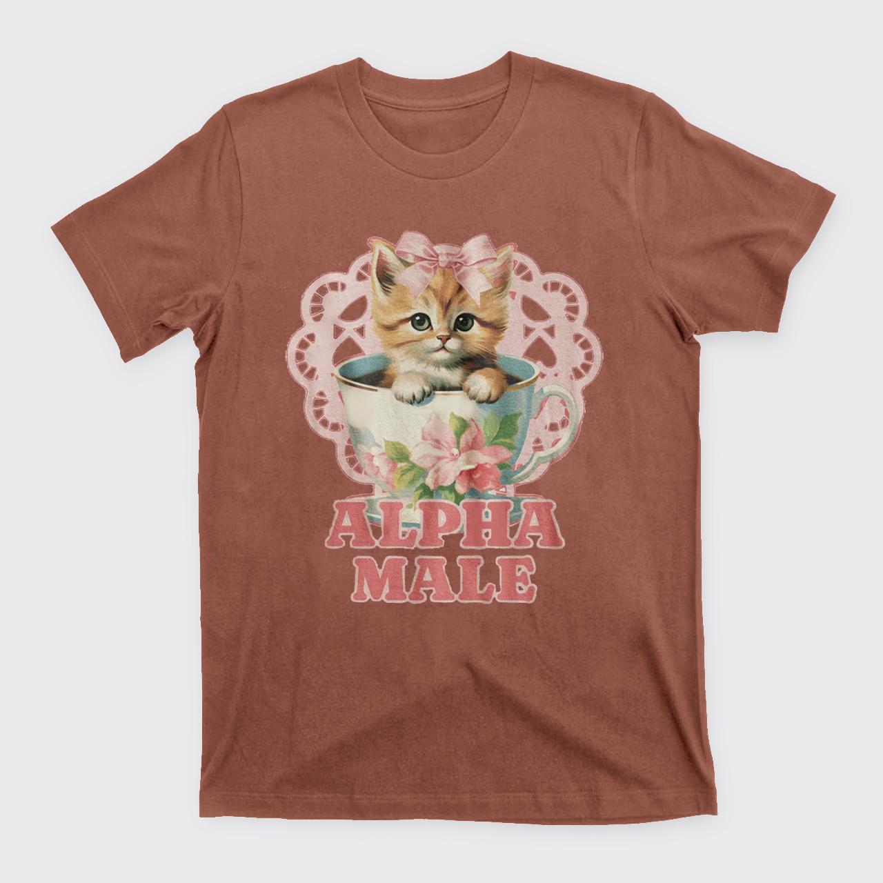 Alpha Male Funny Kitten T-Shirts