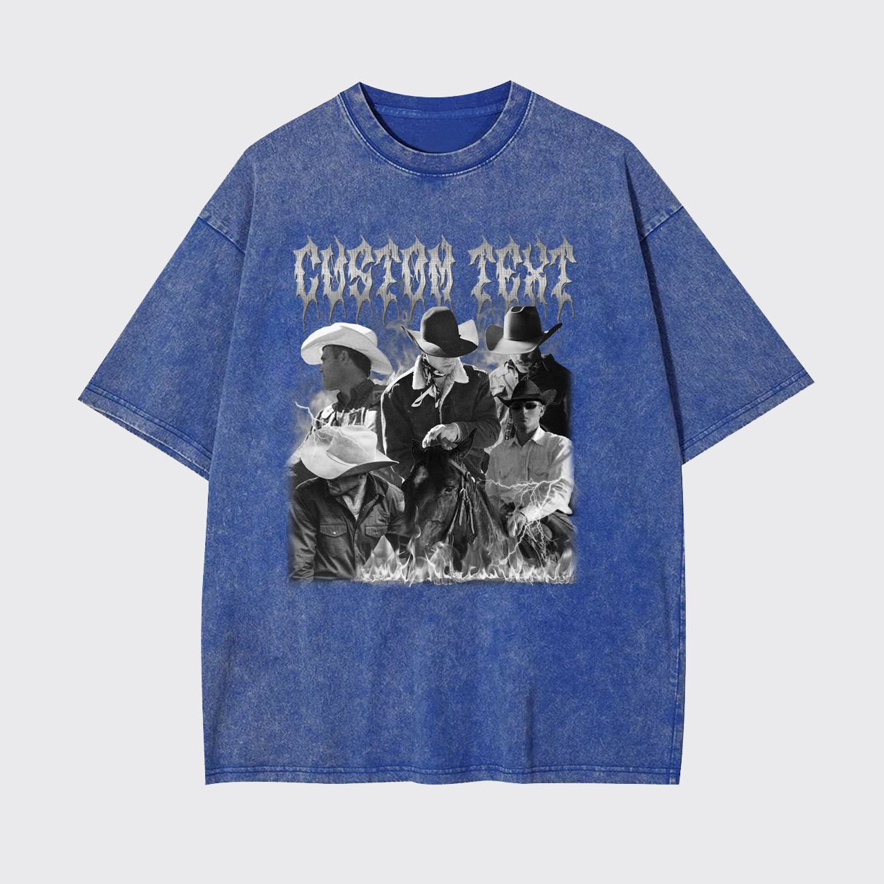 Custom Retro 90s Photos Garment-dye Tees