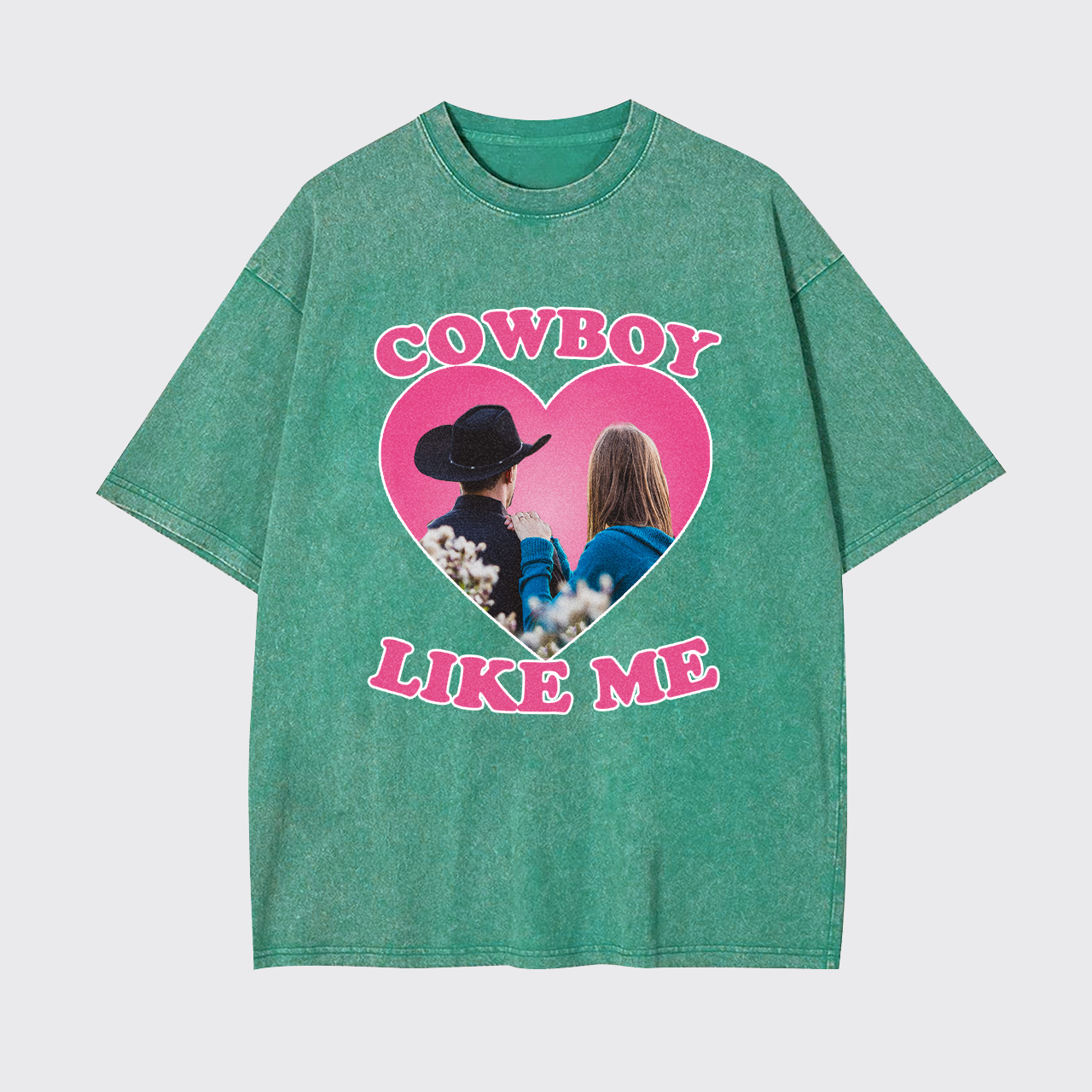 Customizable "Cowboy Like Me" Garment-dye Tees
