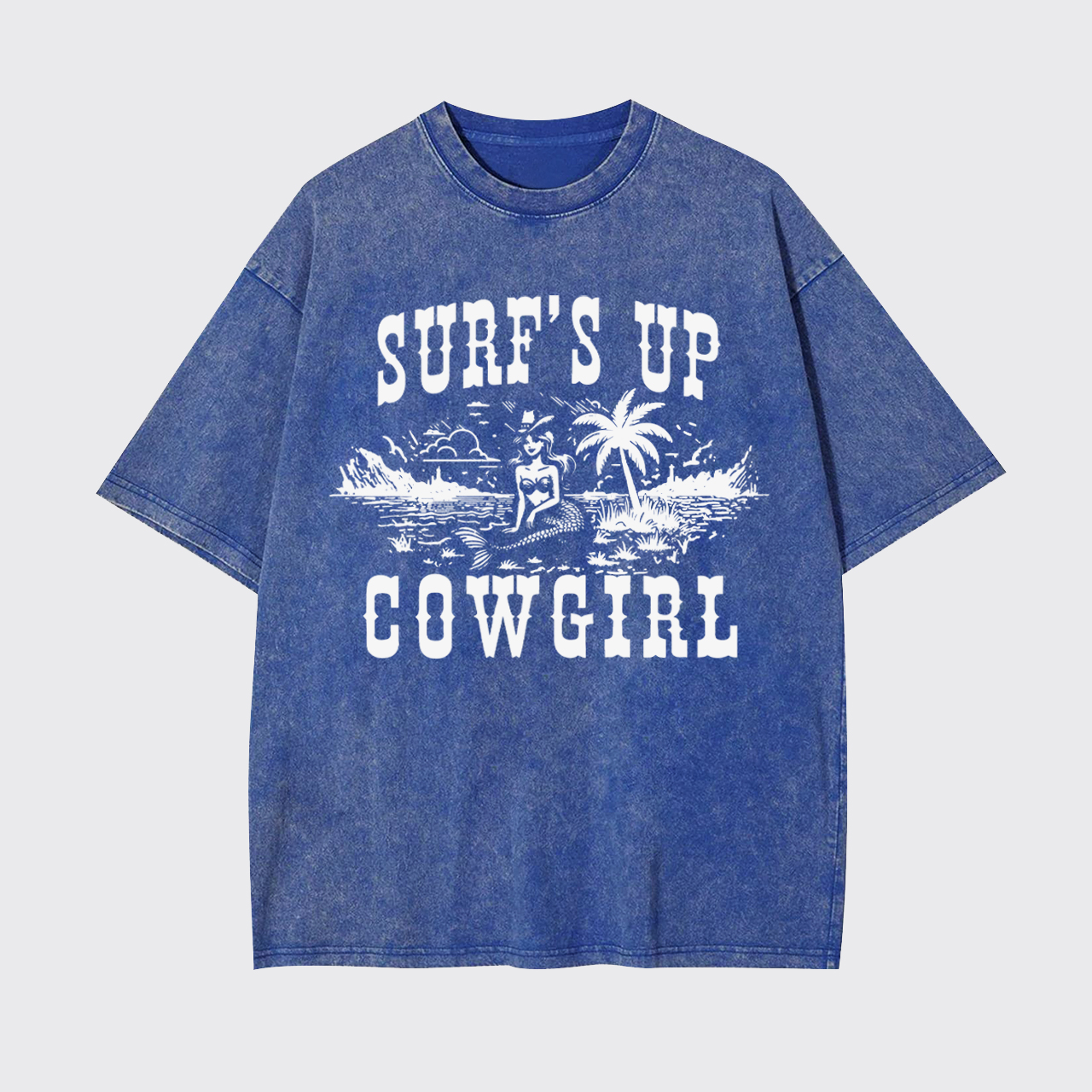 Surf's Up Cowgirl Garment-dye Tees