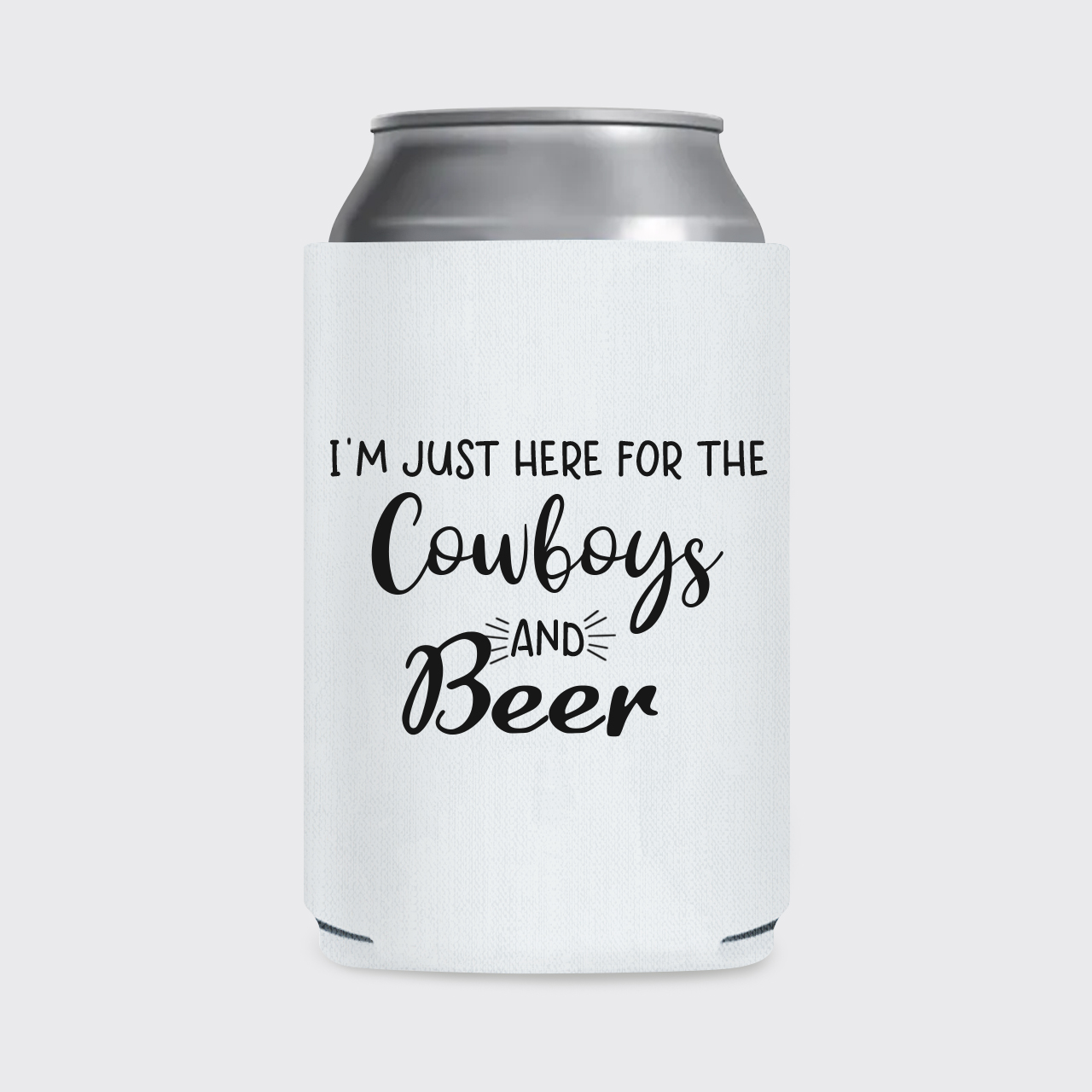 Western Cowboys And Beer Koozie