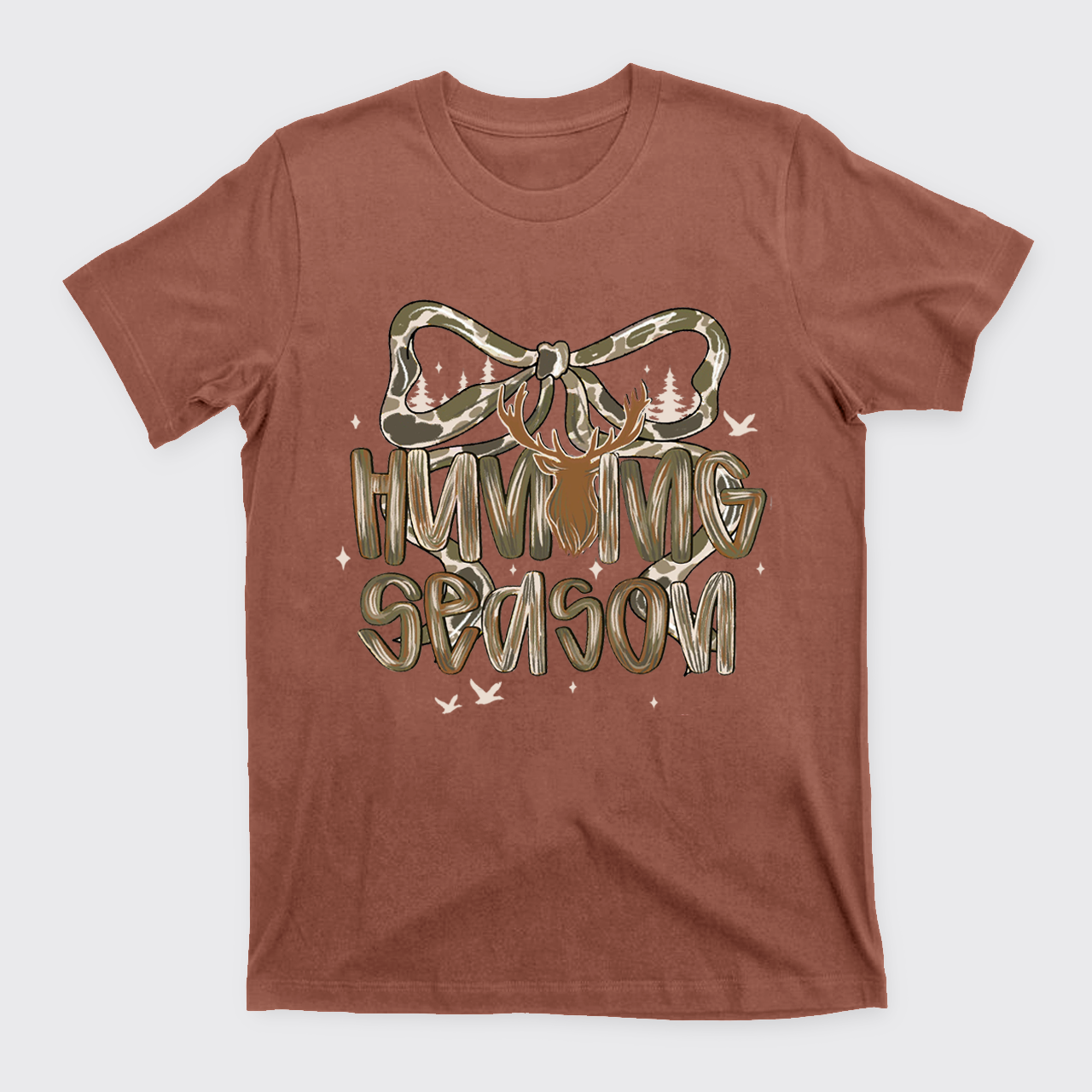 Hunting Season Camo Deer T-Shirts