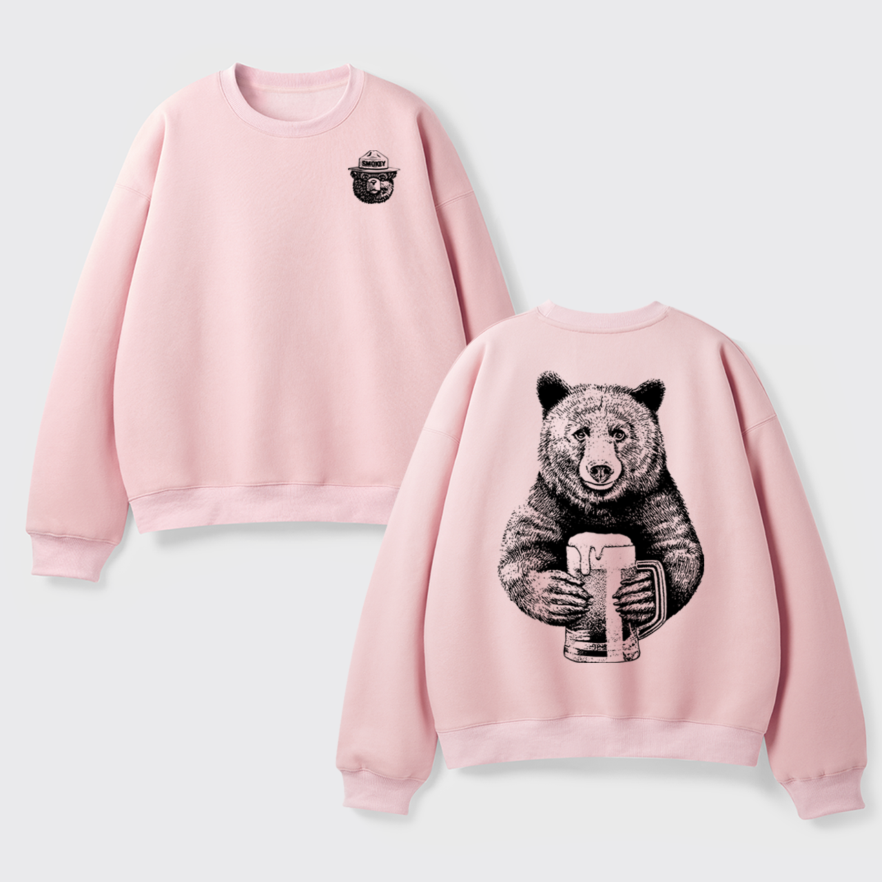 Smokey The Bear Fleece Sweatshirt