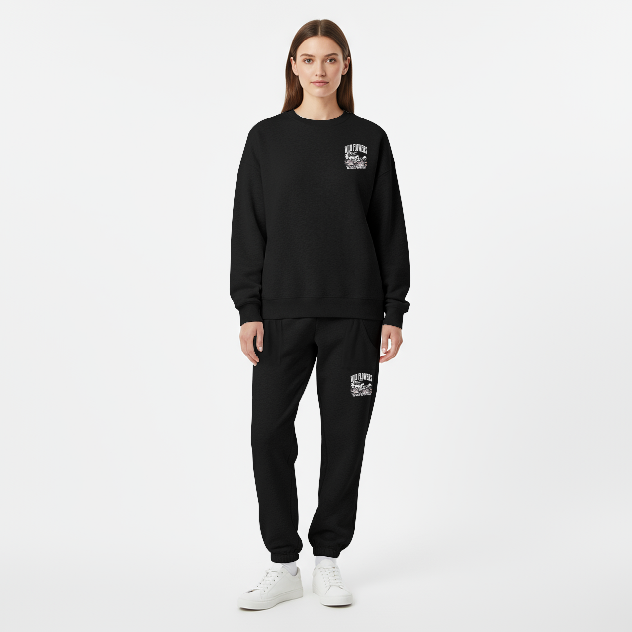 Western Stay Wild Fleece Sweatshirt Set