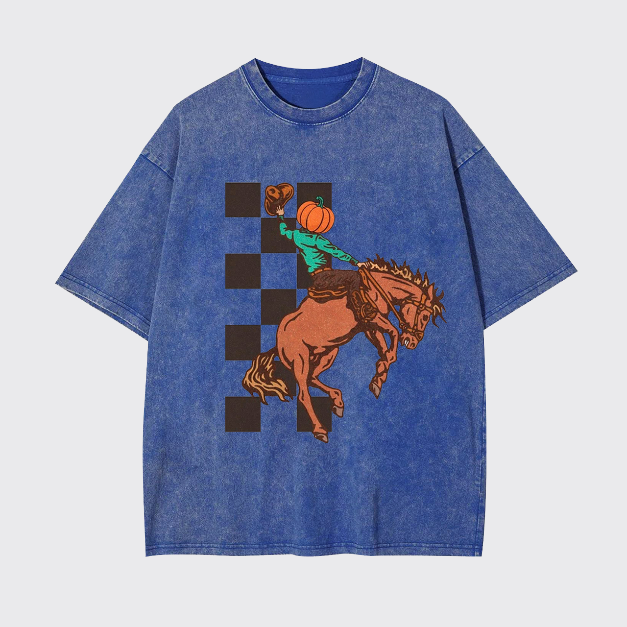 Halloween Cowboy Headless Horseman Garment-dye Tees