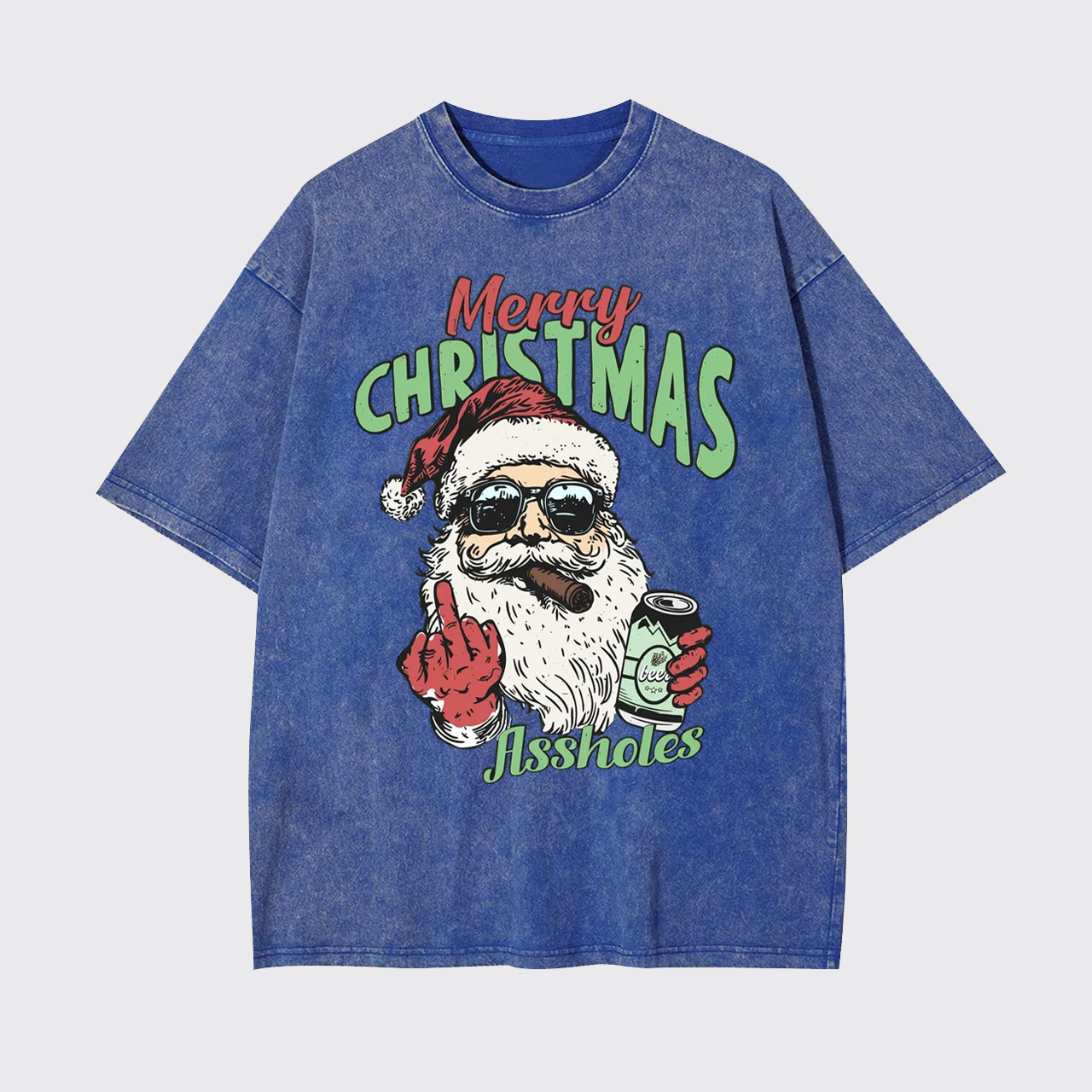 Merry Christmas Assholes Garment-dye Tees