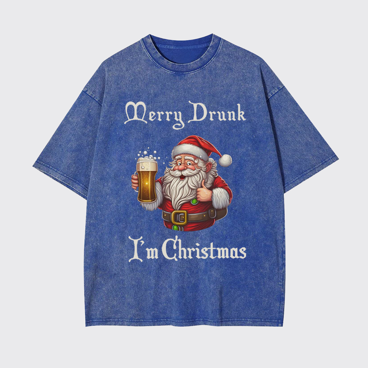 Merry Drunk I'm Christmas Garment-dye Tees