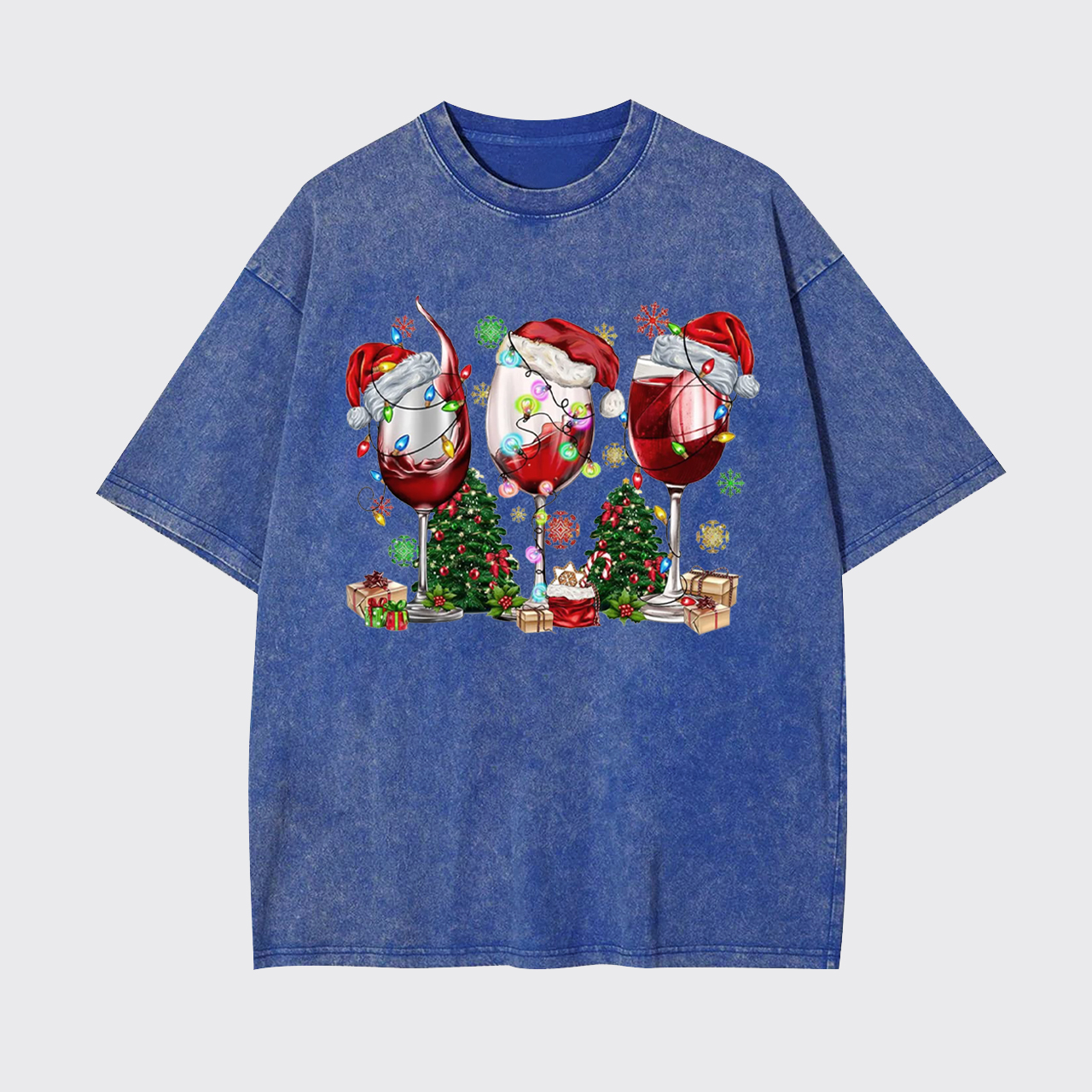 Christmas Wine Garment-dye Tees