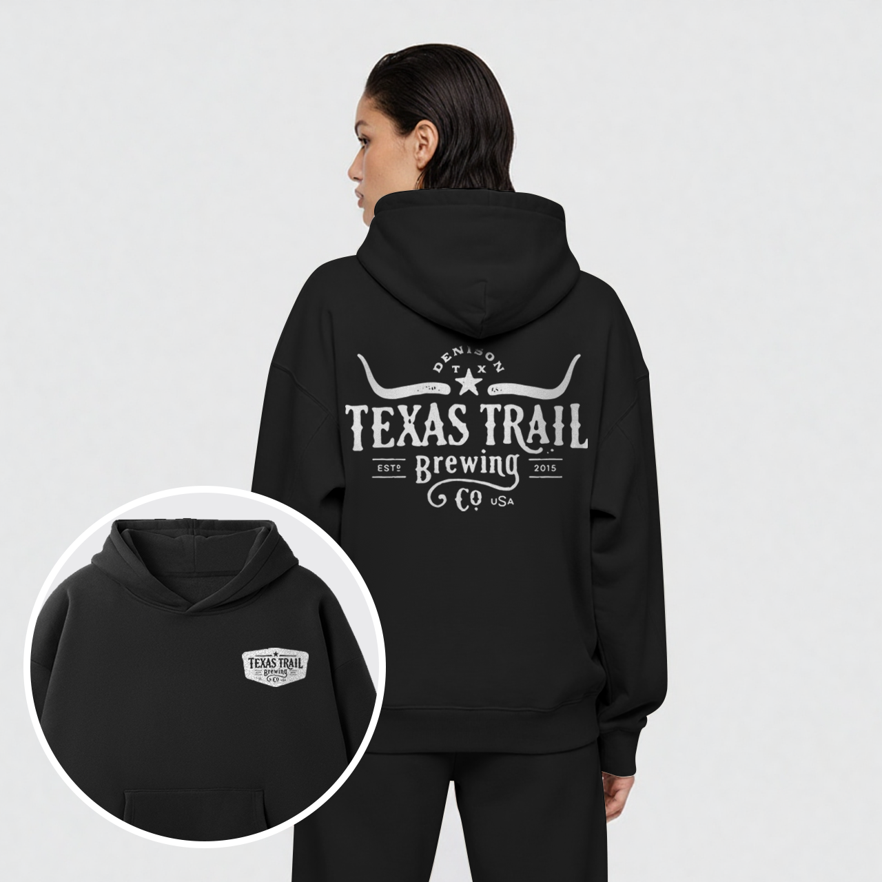 Fleece Texas Trail Brewing Hoodie Set