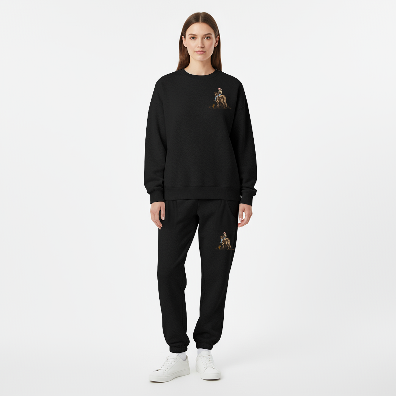 Fleece Long Live Cowgirls Sweatshirt Set