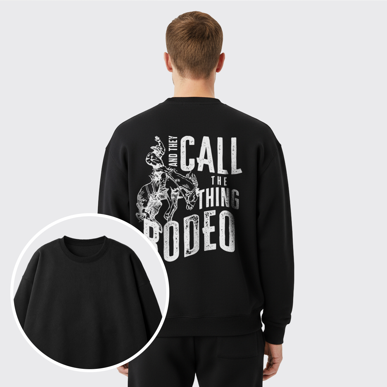 Fleece And They Call The Thing Rodeo Sweatshirt