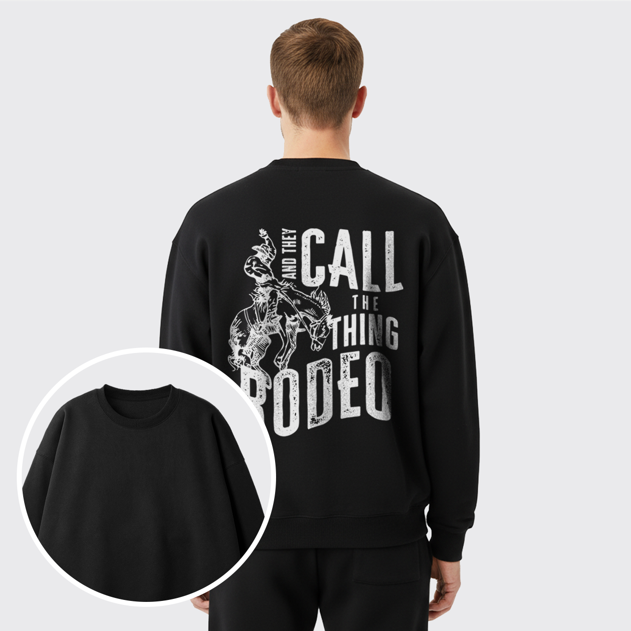 Fleece And They Call The Thing Rodeo Sweatshirt Set