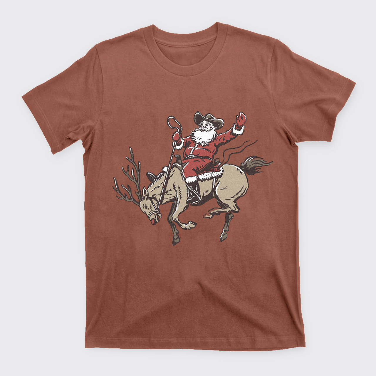 Cowboy Santa Rodeo T-Shirts