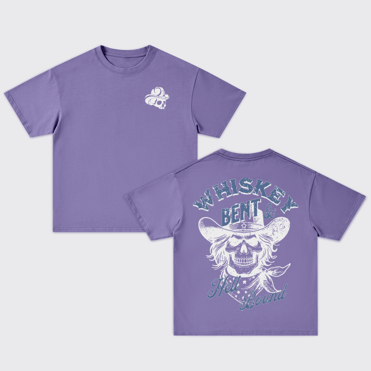 Whiskey Bent & Hell Bound Oversize T-Shirts