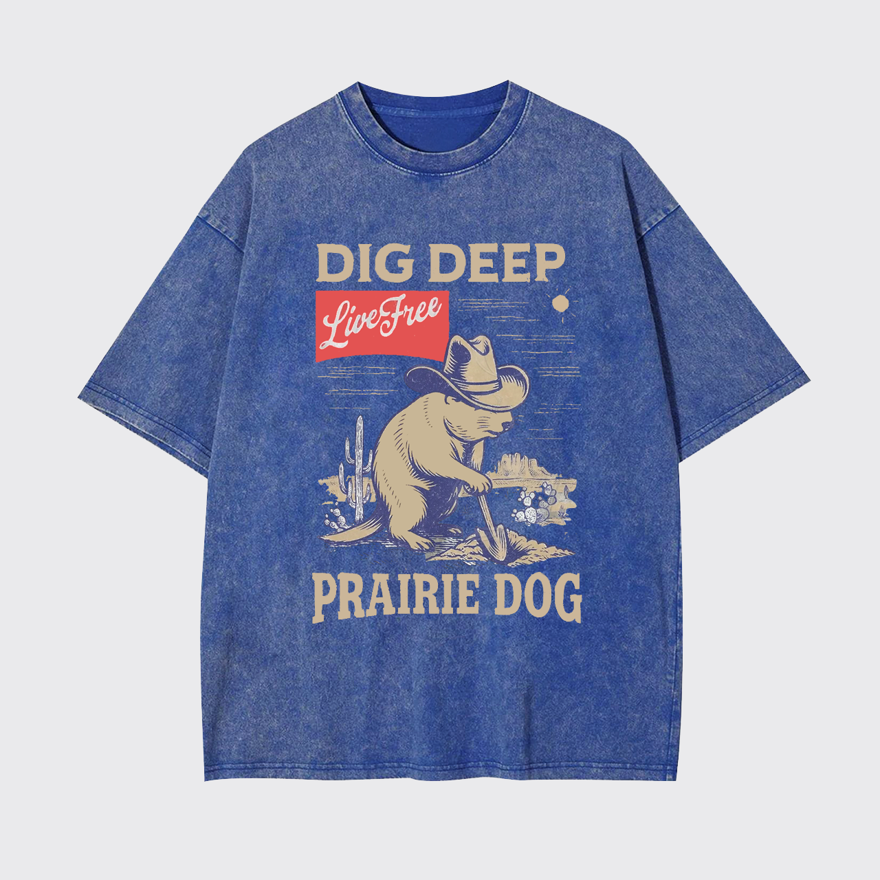 Dig Deep Live Free Garment-dye Tees