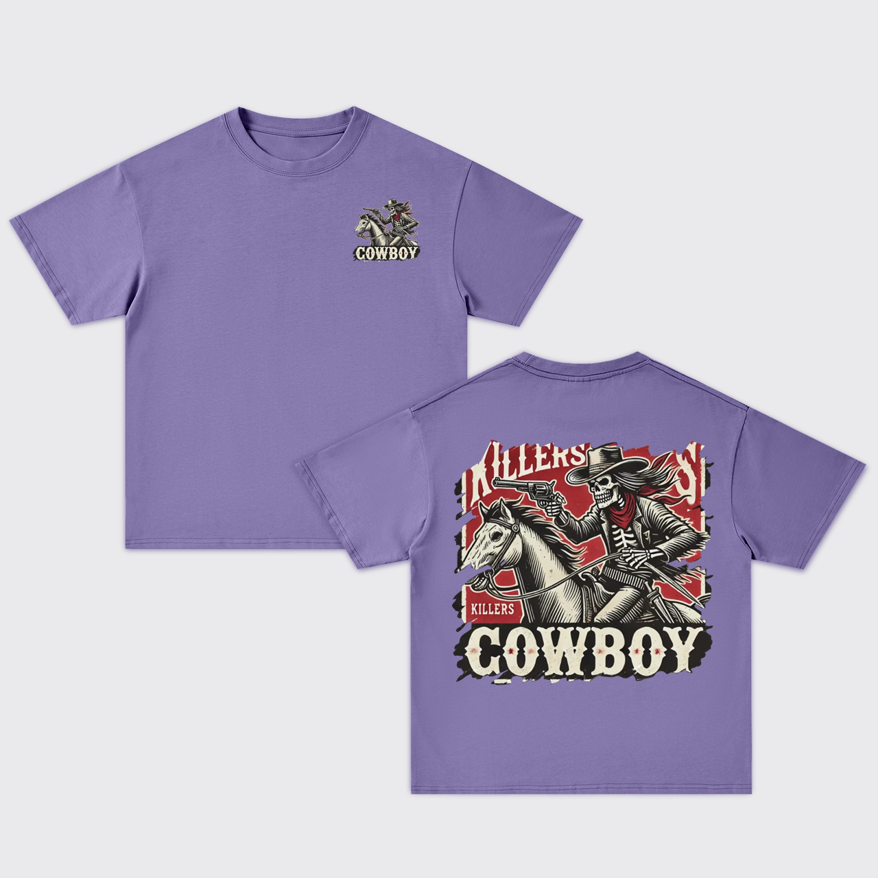 Black Cowboy Killers Oversize T-Shirts