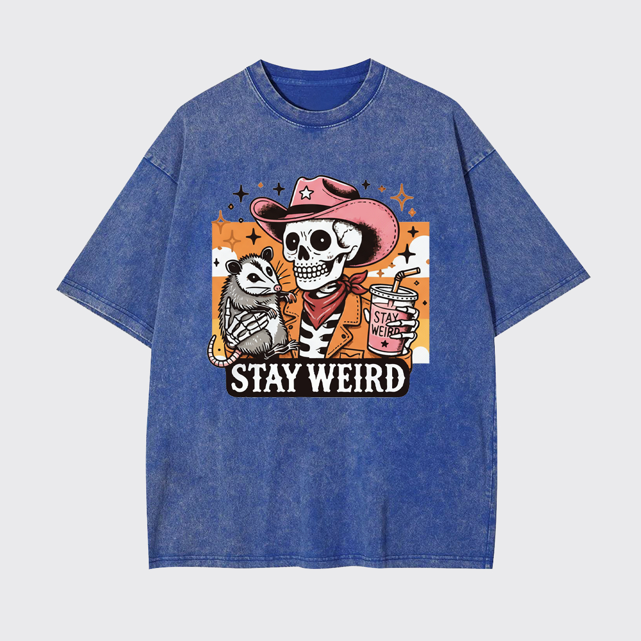 Stay Weird Garment-dye Tees
