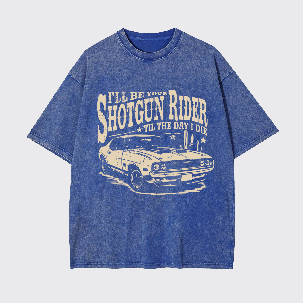 Country Music Western Rider Garment-dye Tees