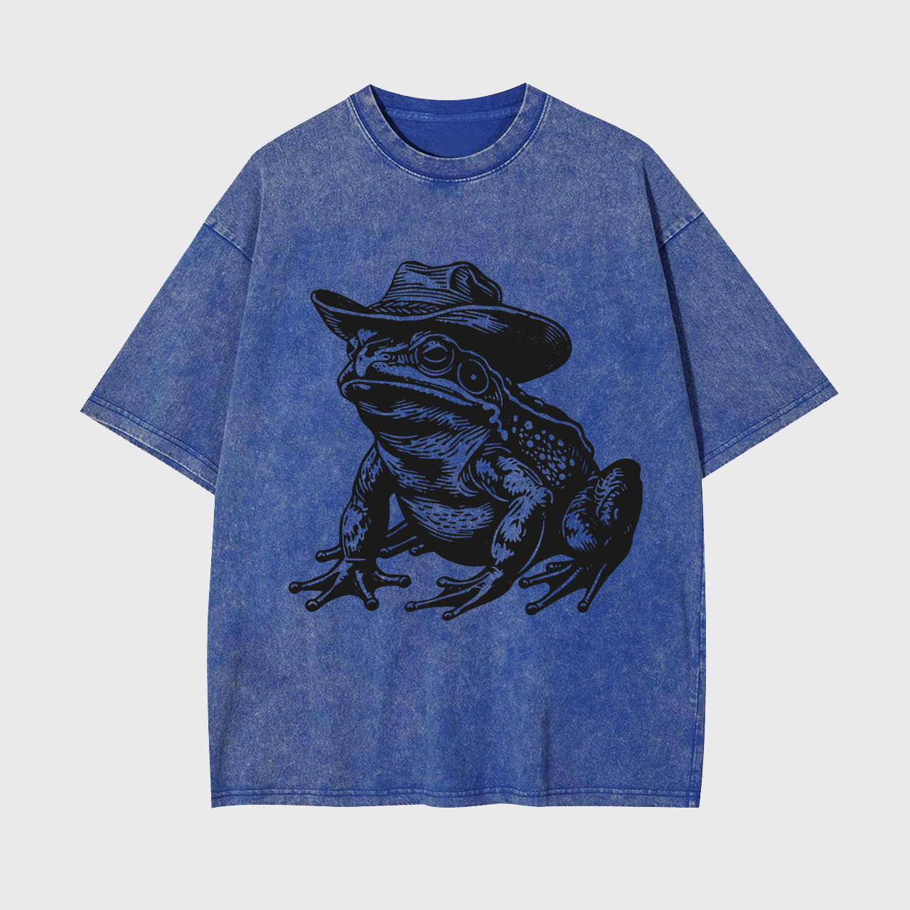 Vintage Cowboy Frog Garment-dye Tees