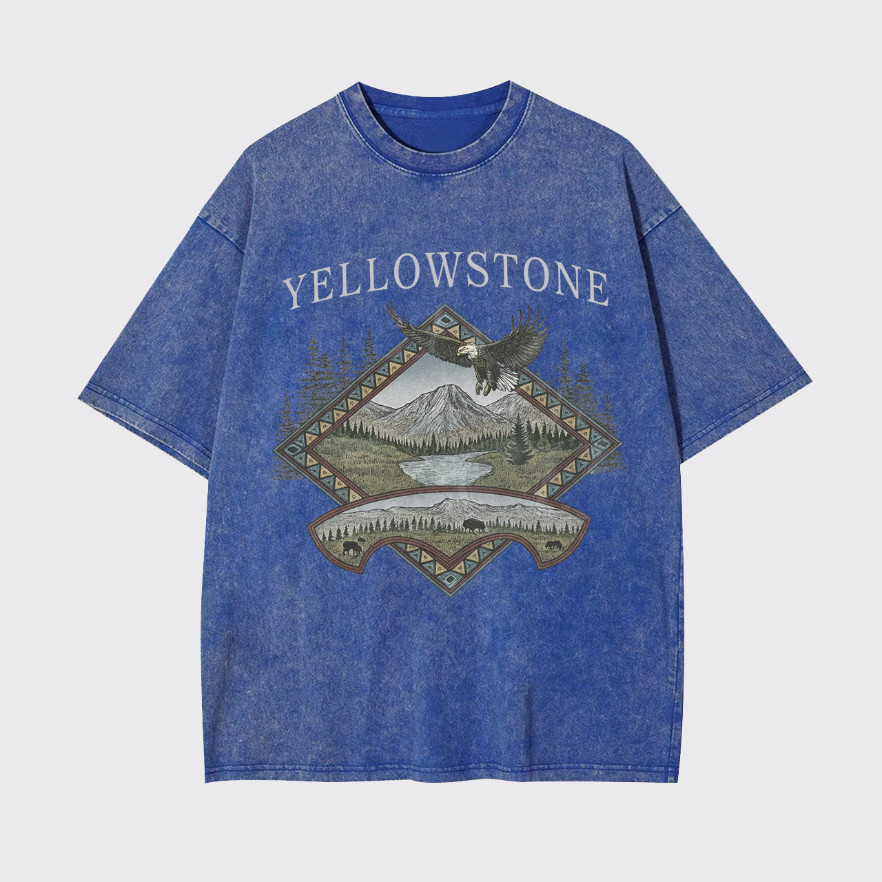Yellowstone National Park Vintage Garment-dye Tees