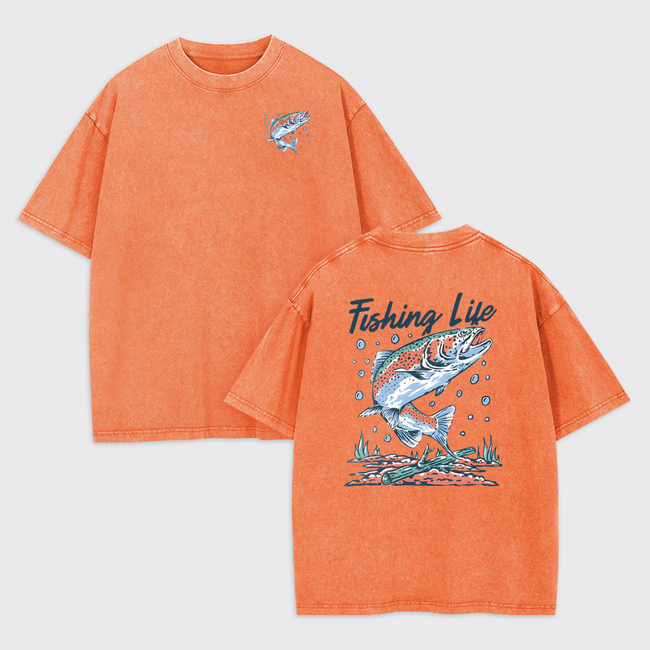 Fishing Life Garment-dye Tees