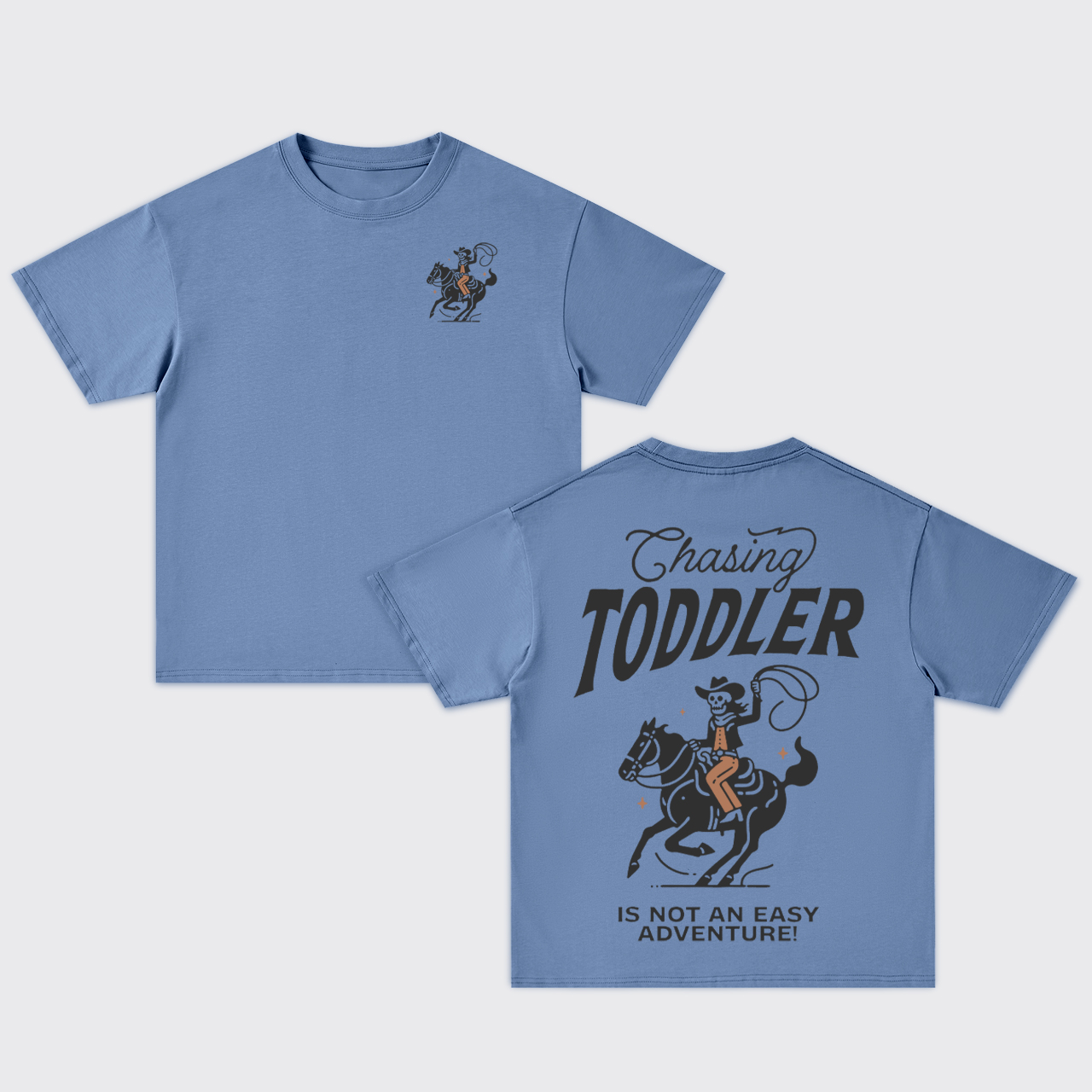 Chasing Toddler Is Not An Easy Adventure Oversize T-Shirts