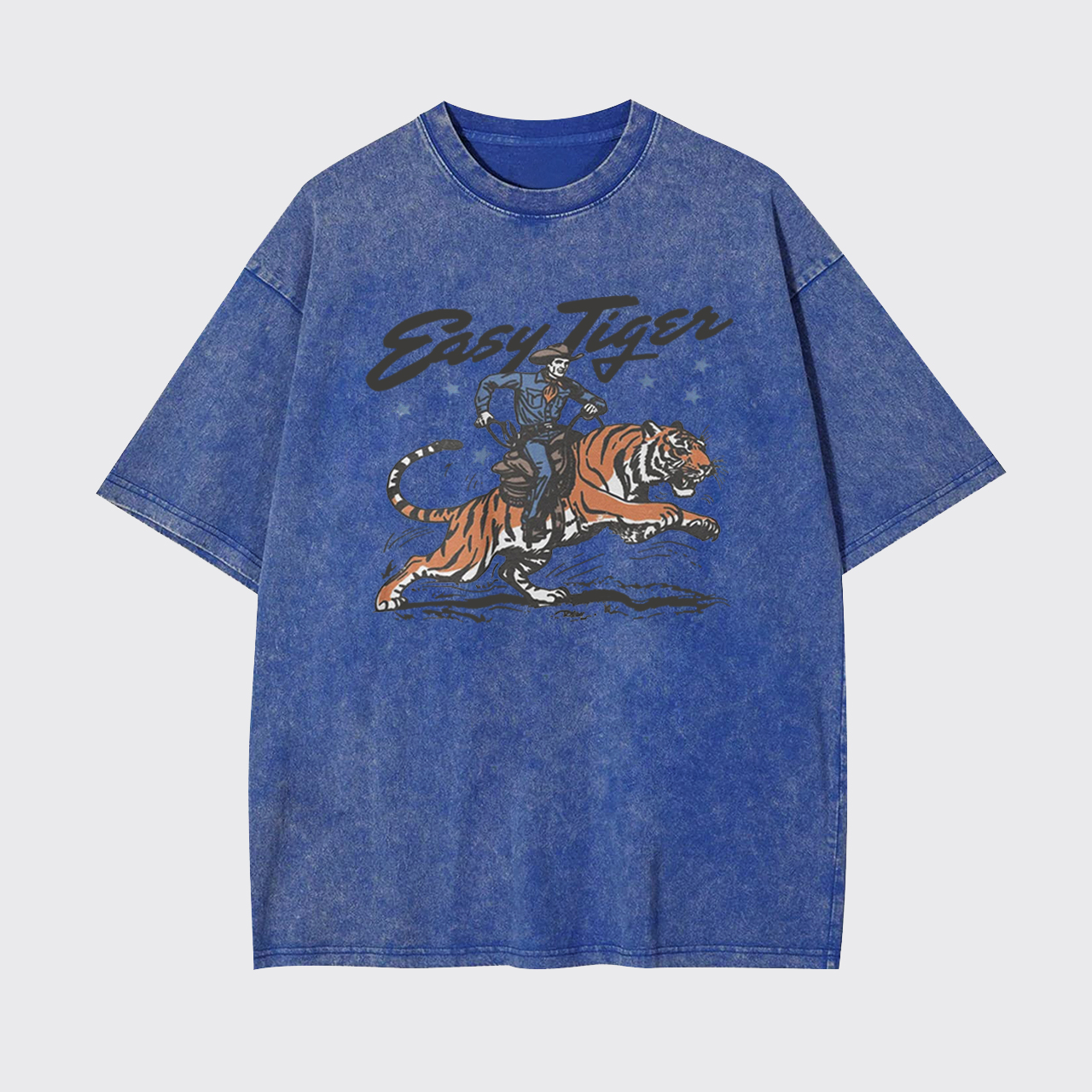 Easy Tiger Retro Cowboy Garment-dye Tees