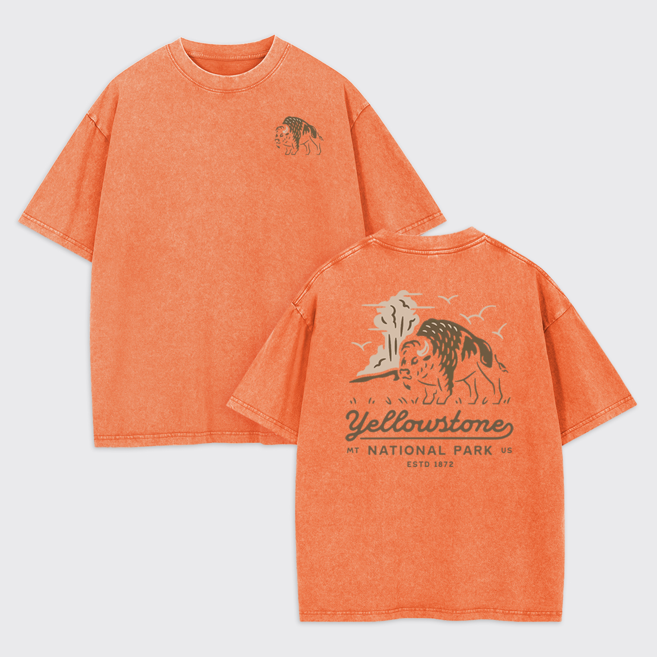 Yellowstone National Park Garment-dye Tees