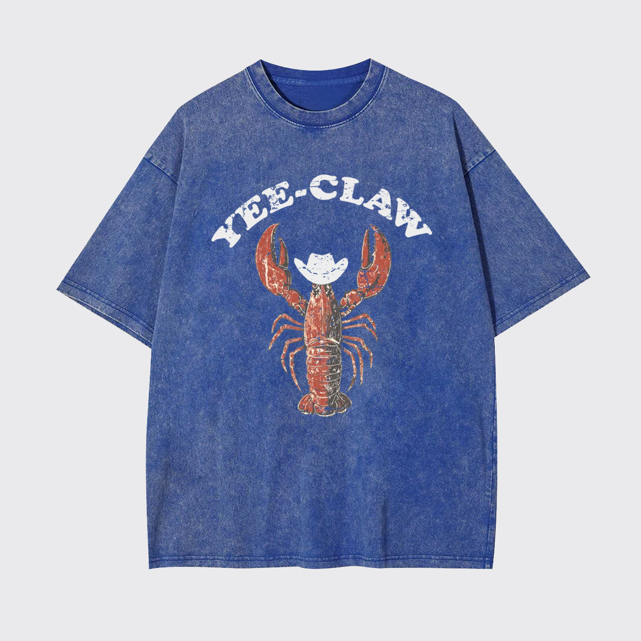 Funny Vintage Western Yee-Claw Garment-dye Tees