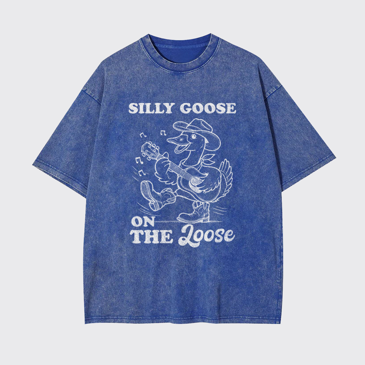 Retro Silly Goose Meme Garment-dye Tees