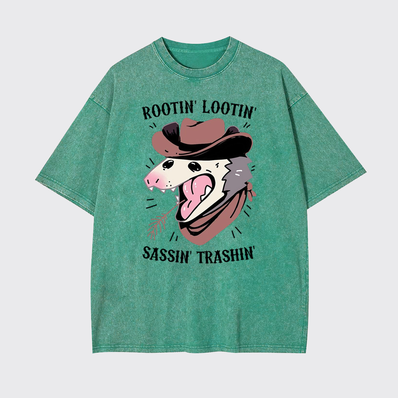 Rootin' Lootin Sassin' Trashin Garment-dye Tees
