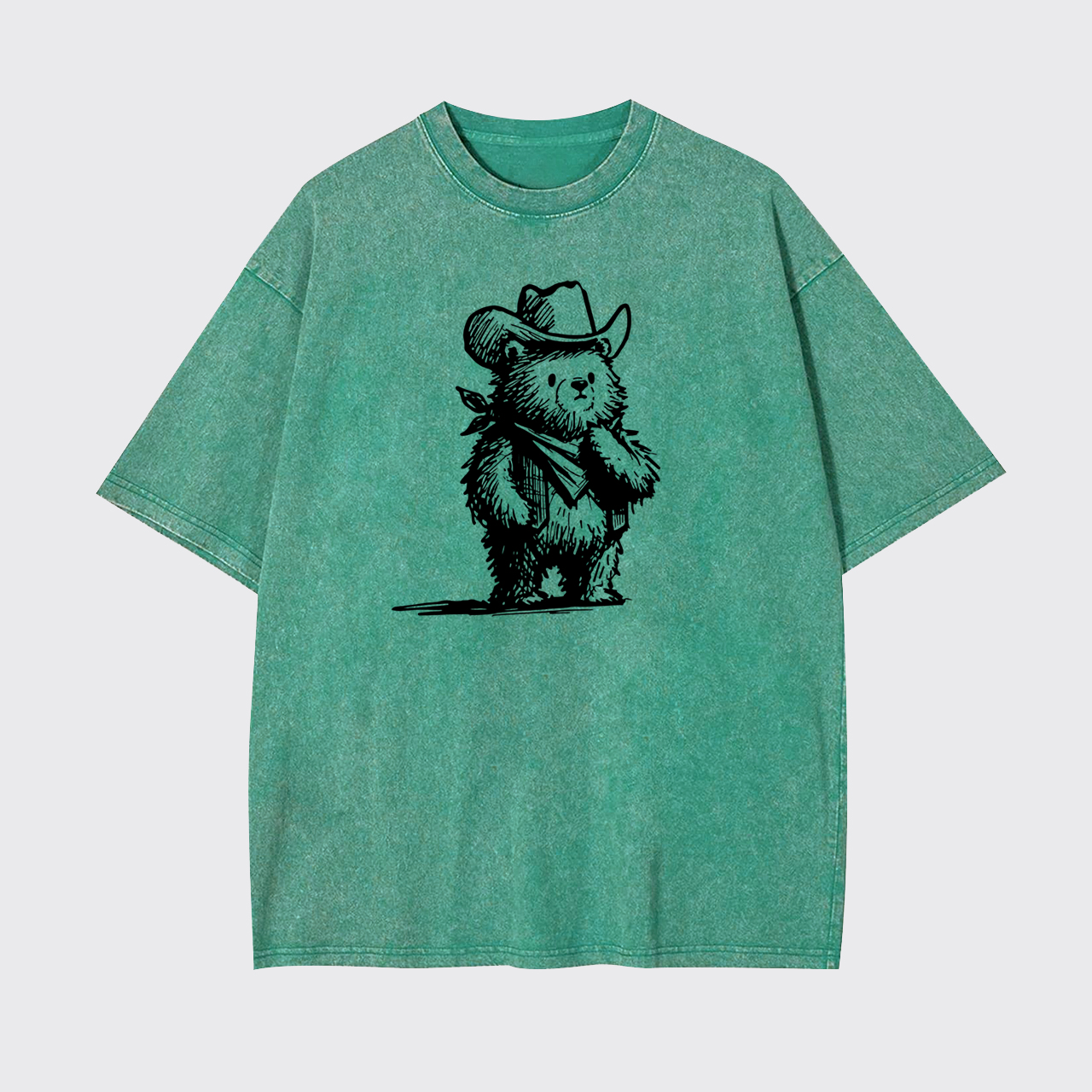 Cowboy Bear Garment-dye Tees