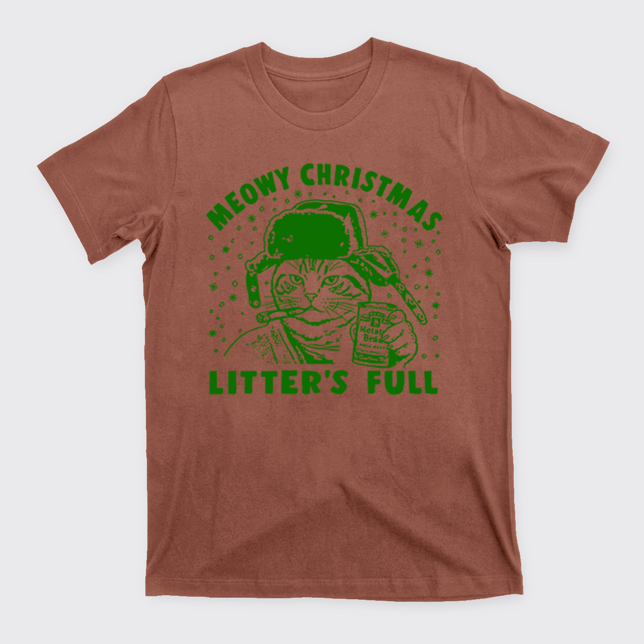 Meowy Christmas Litter's Full T-Shirts