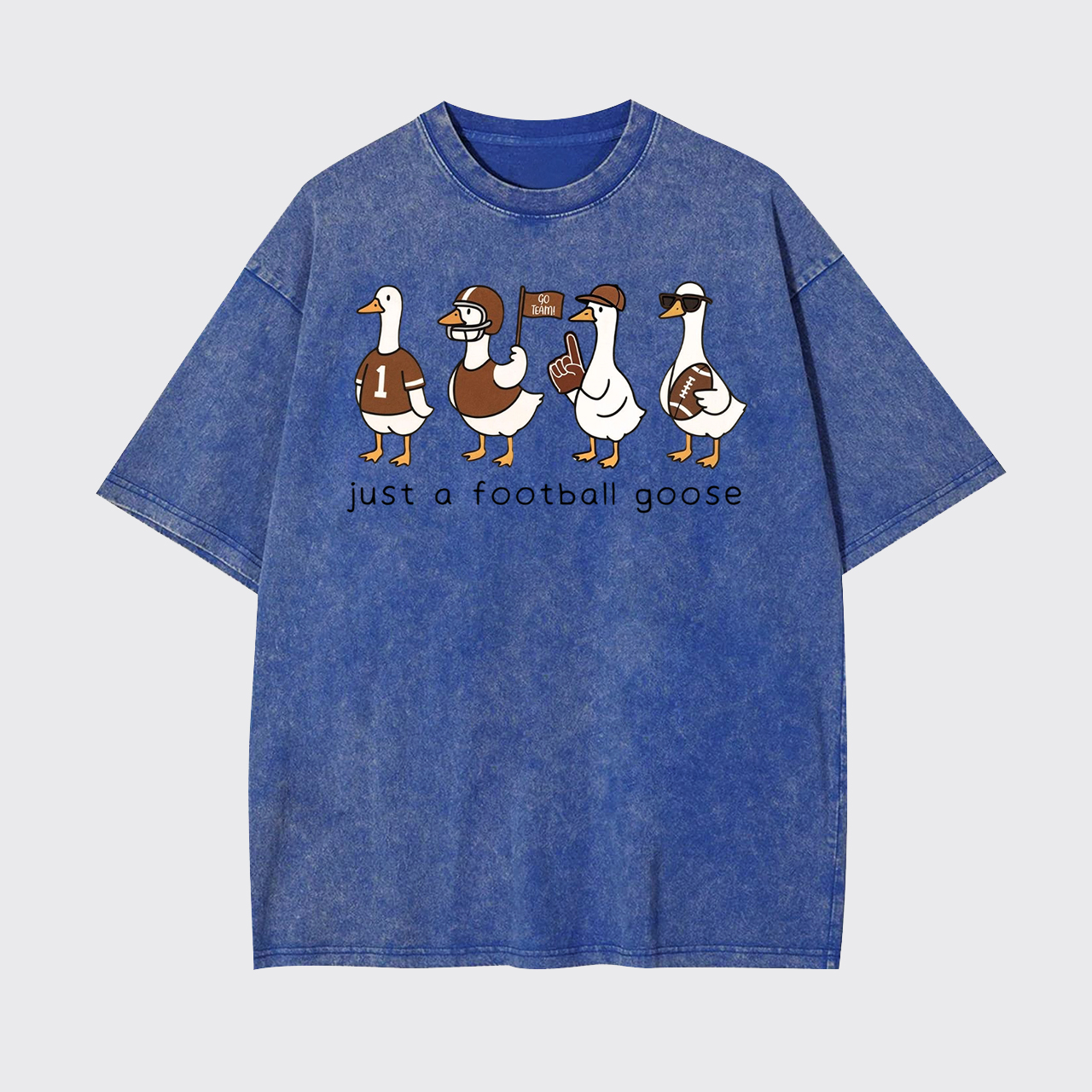 Silly Goose Football Garment-dye Tees