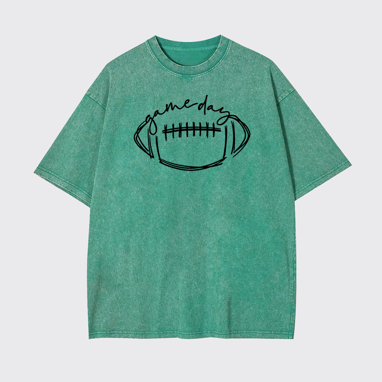 Game Day Vibes Football Garment-dye Tees