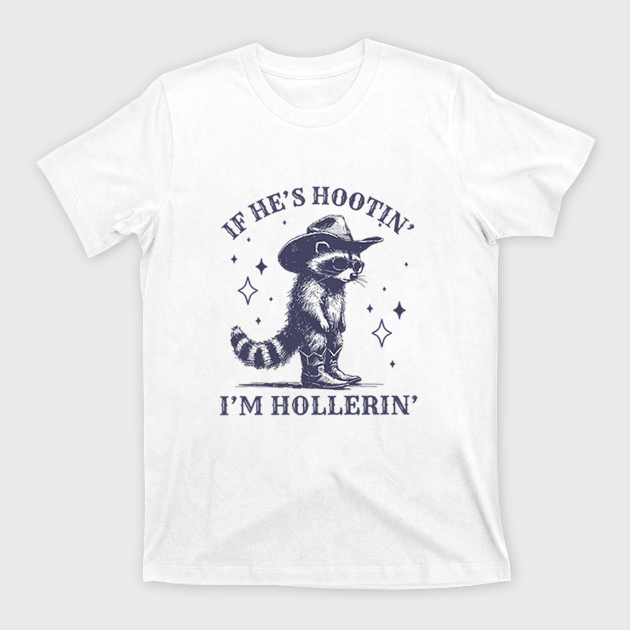 Funny Raccoon Matching Couples T-Shirts