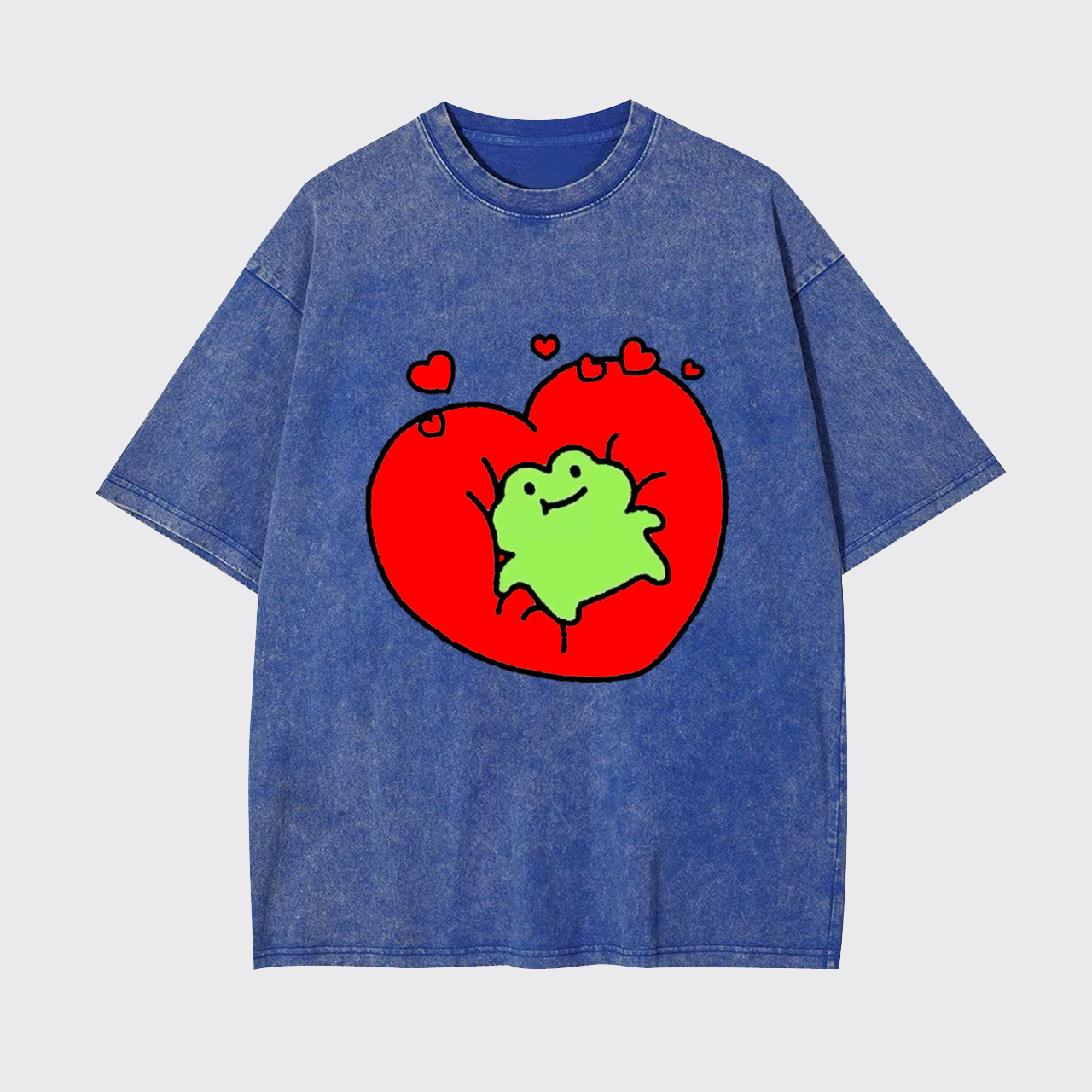 Heartbeat Frog Garment-dye Tees