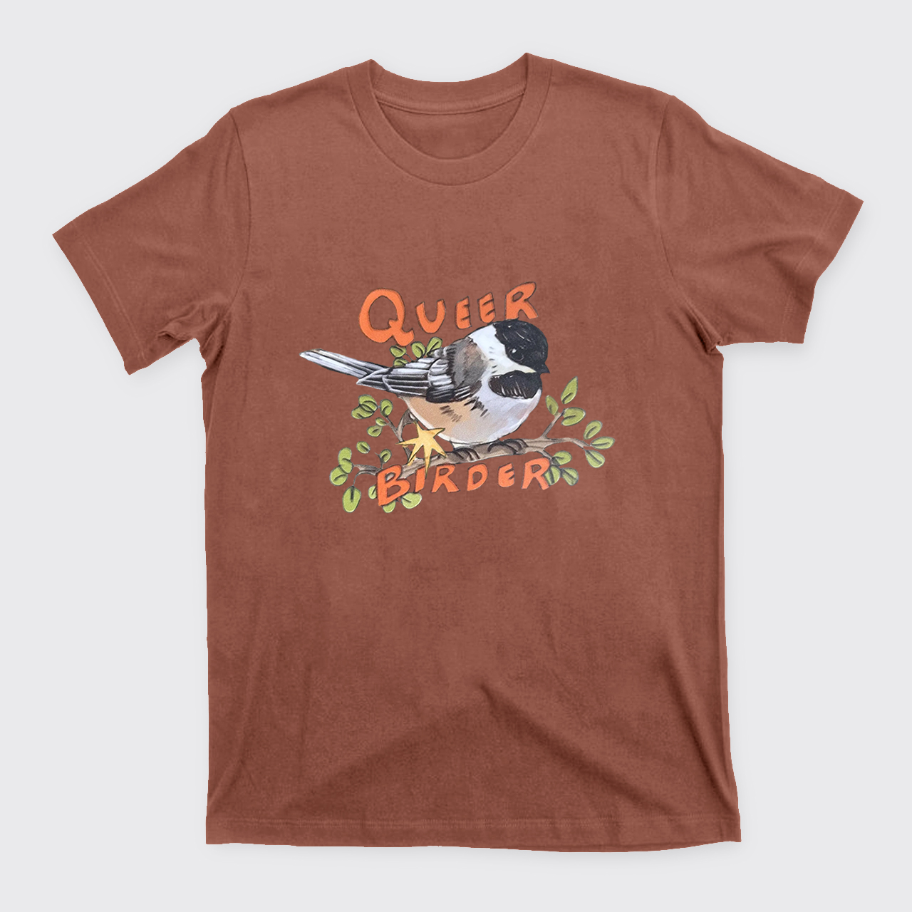 Queer Birder Chickadee T-Shirts