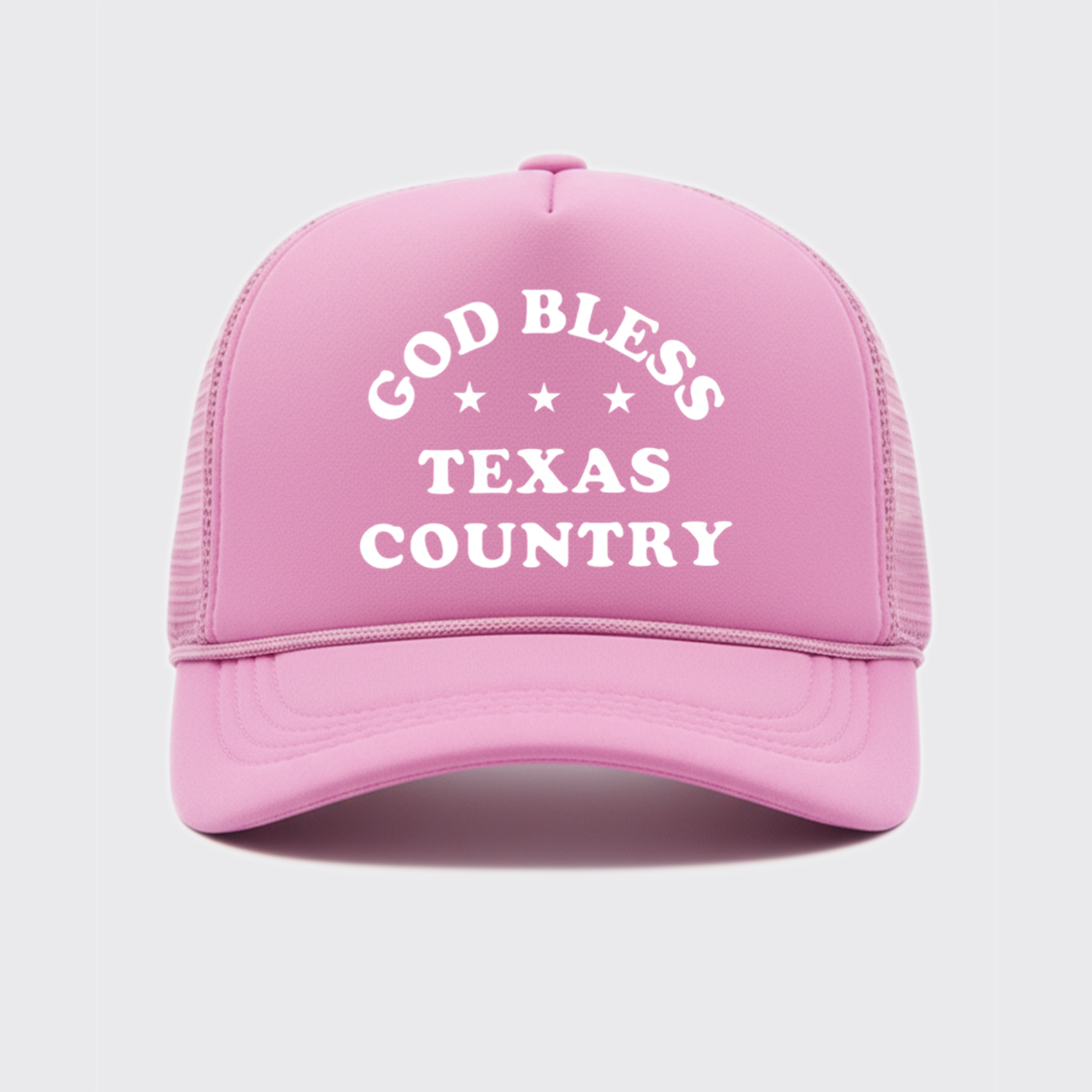 God Bless Texas Country Trucker Hat
