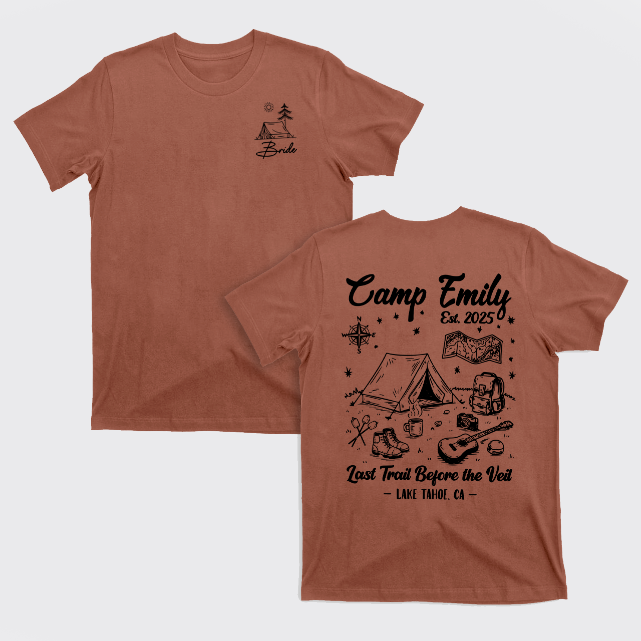 Personalized Camp Family T-Shirts
