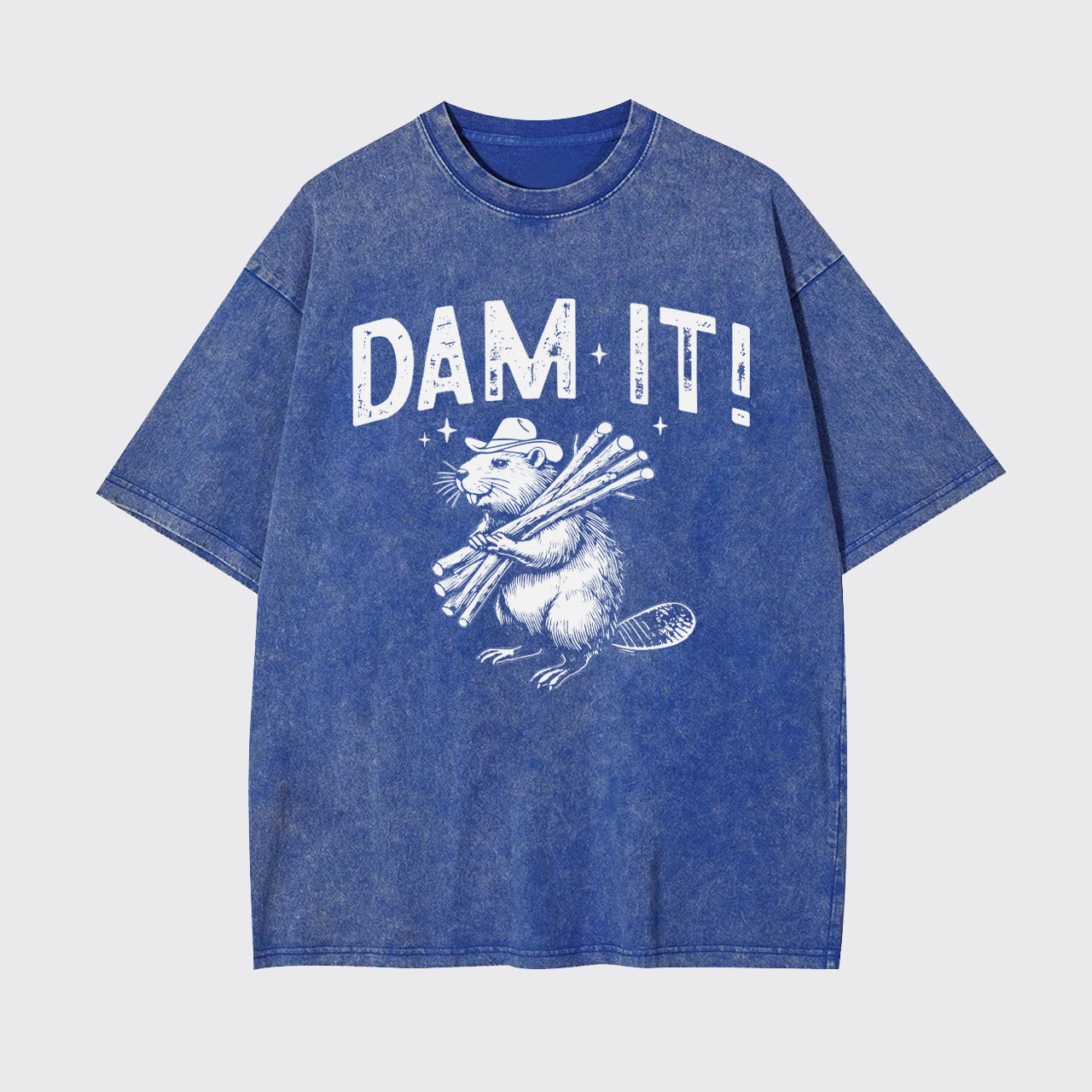 Funny Beaver,Dam It Garment-dye Tees
