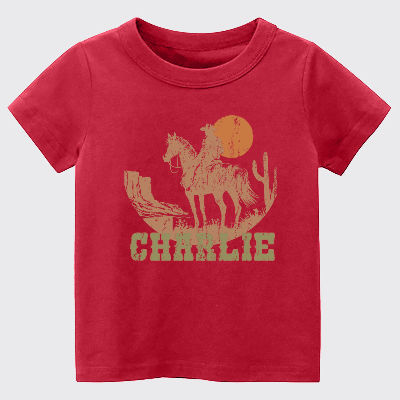 Personalized Cowboy Kids T-shirt
