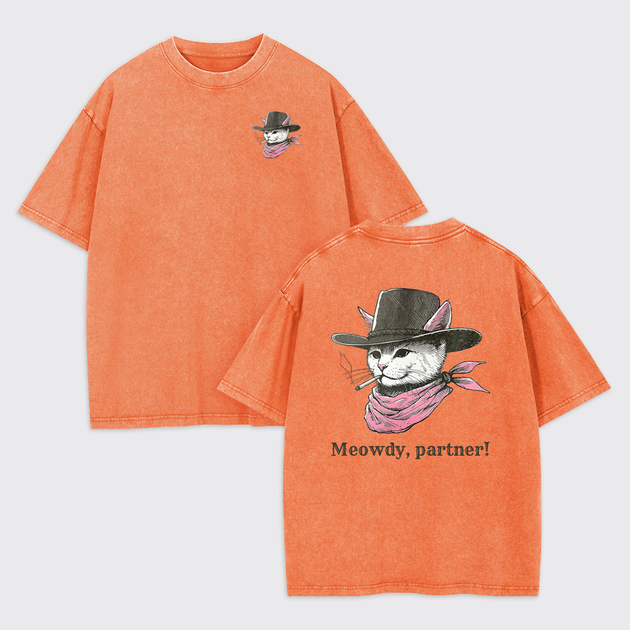 Meowdy Partner Garment-dye Tees
