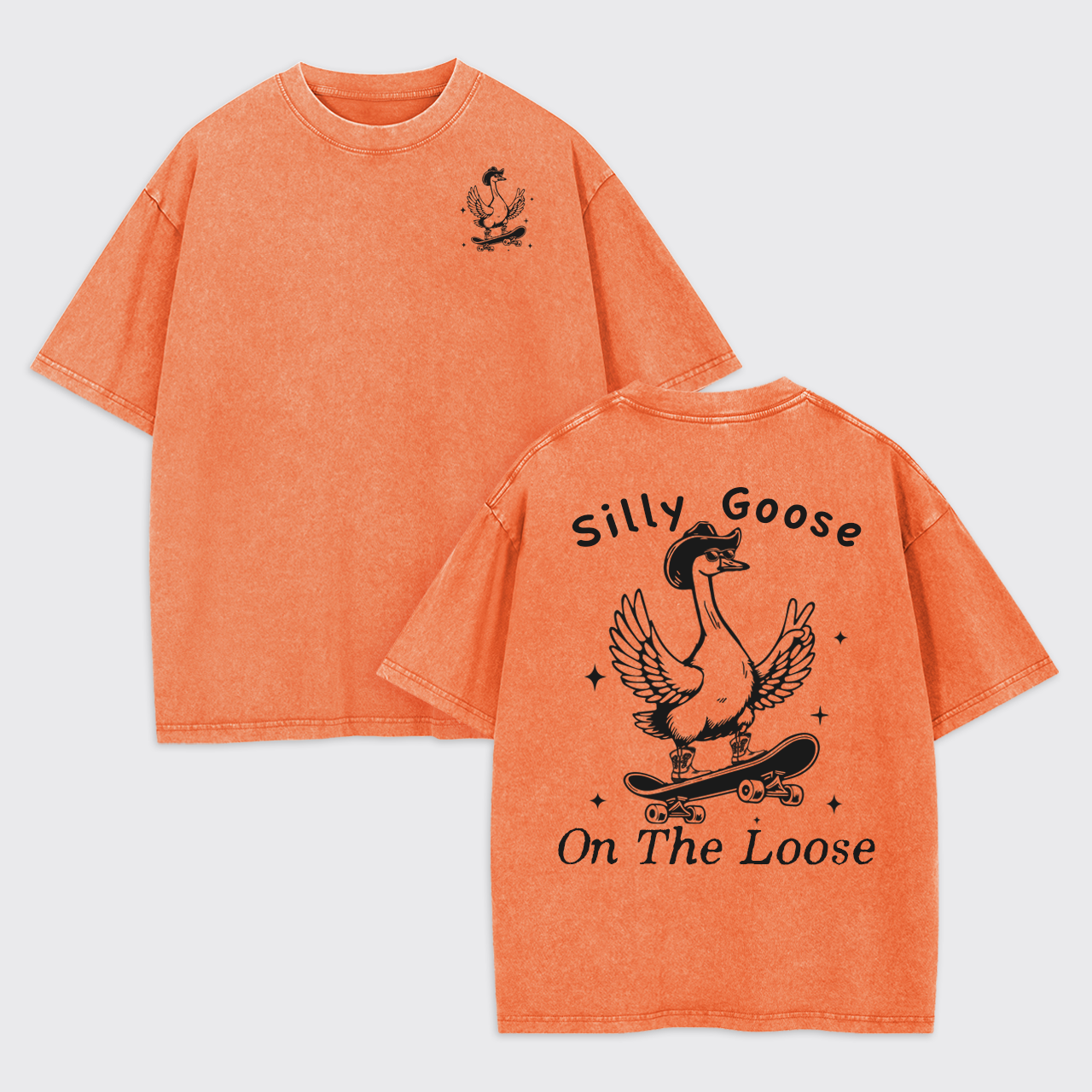 Silly Goose On The Loose Garment-dye Tees