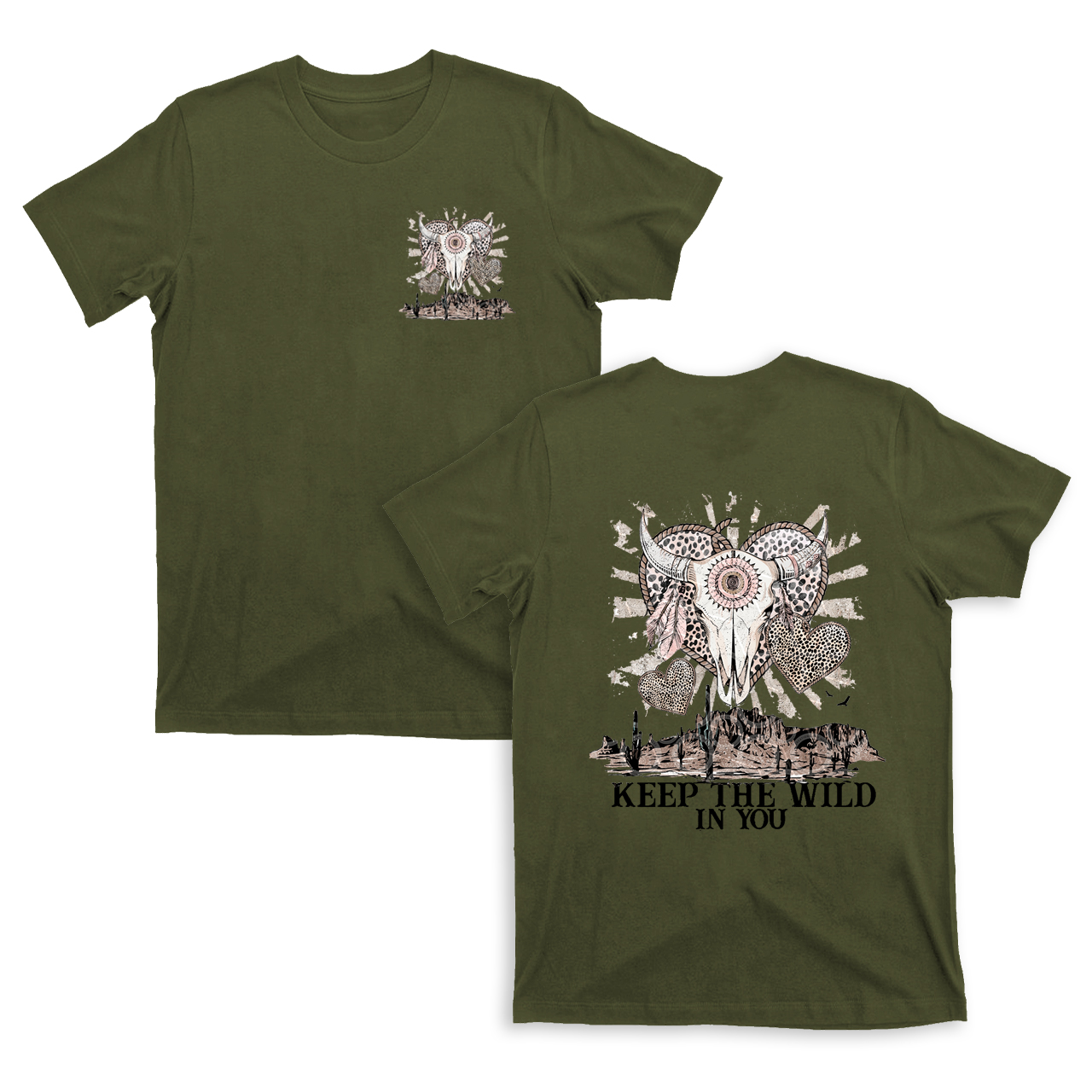 Keep the Wild in You  Valentine T-Shirts