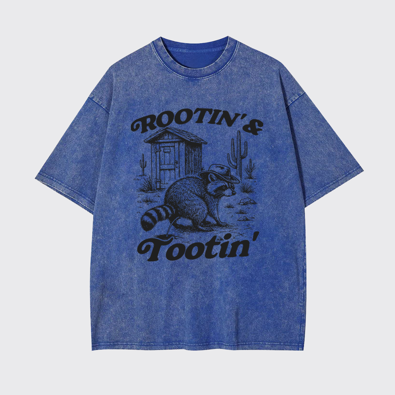 Rootin' and Tootin' Feral Cowboy Garment-dye Tees