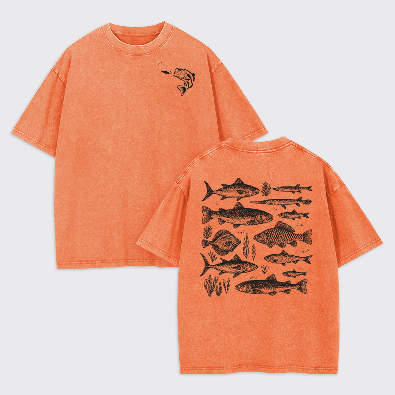 Retro Fisher Garment-dye Tees